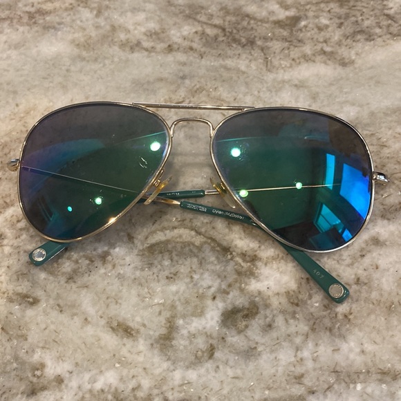 Michael Kors green aviator sunglasses main image 8